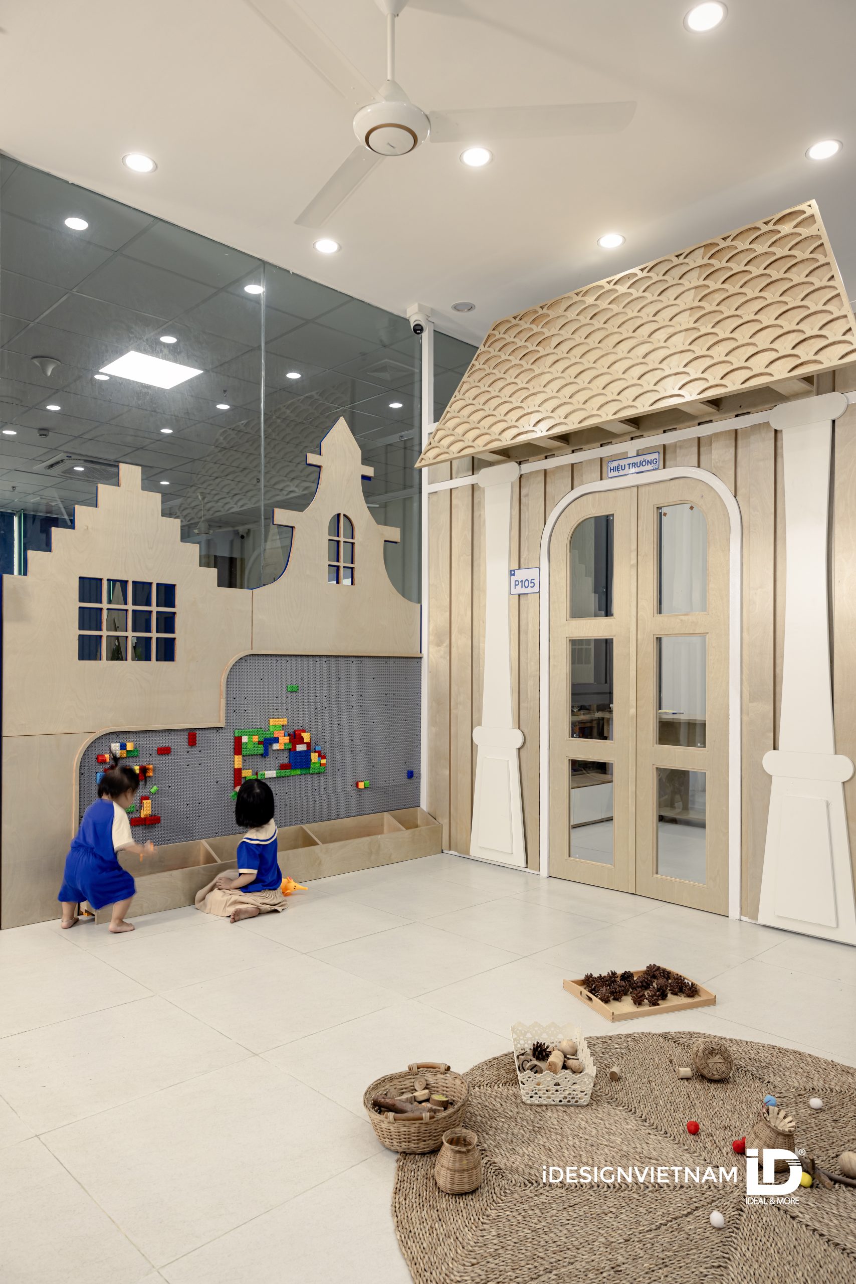 Quay chụp kiến trúc nội thất trường học