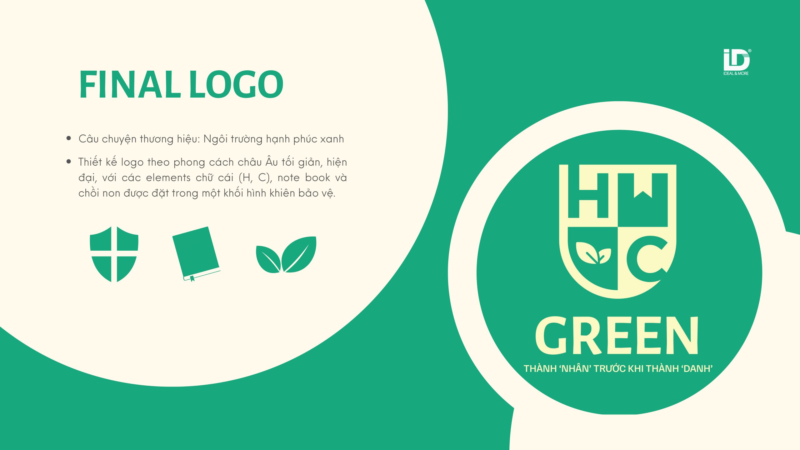 thiết kế logo trường mầm non