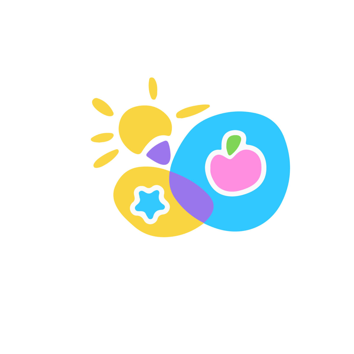 Thiết kế logo trường học ngộ nghĩnh